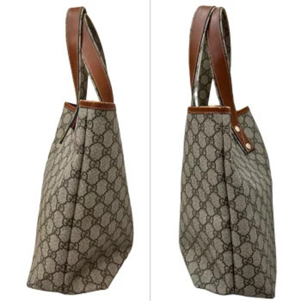 Gucci Web Plus Monogram GG Tote Signature Loop